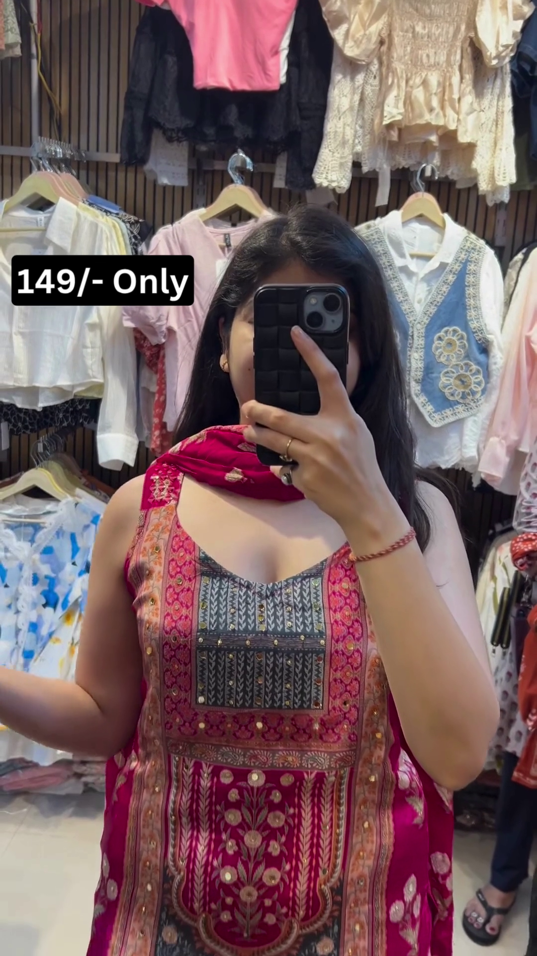 Beautiful Pink Printed Ethnic Suit with Elegant Detailing