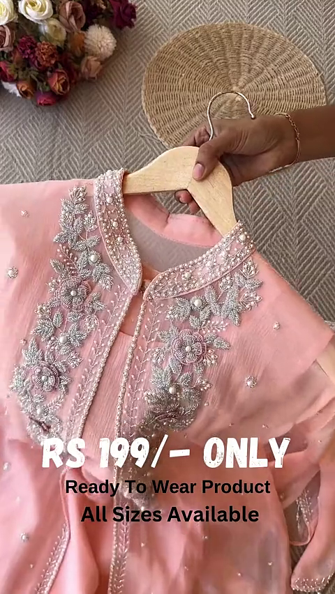 Elegant Designer Embroidered Suit Set