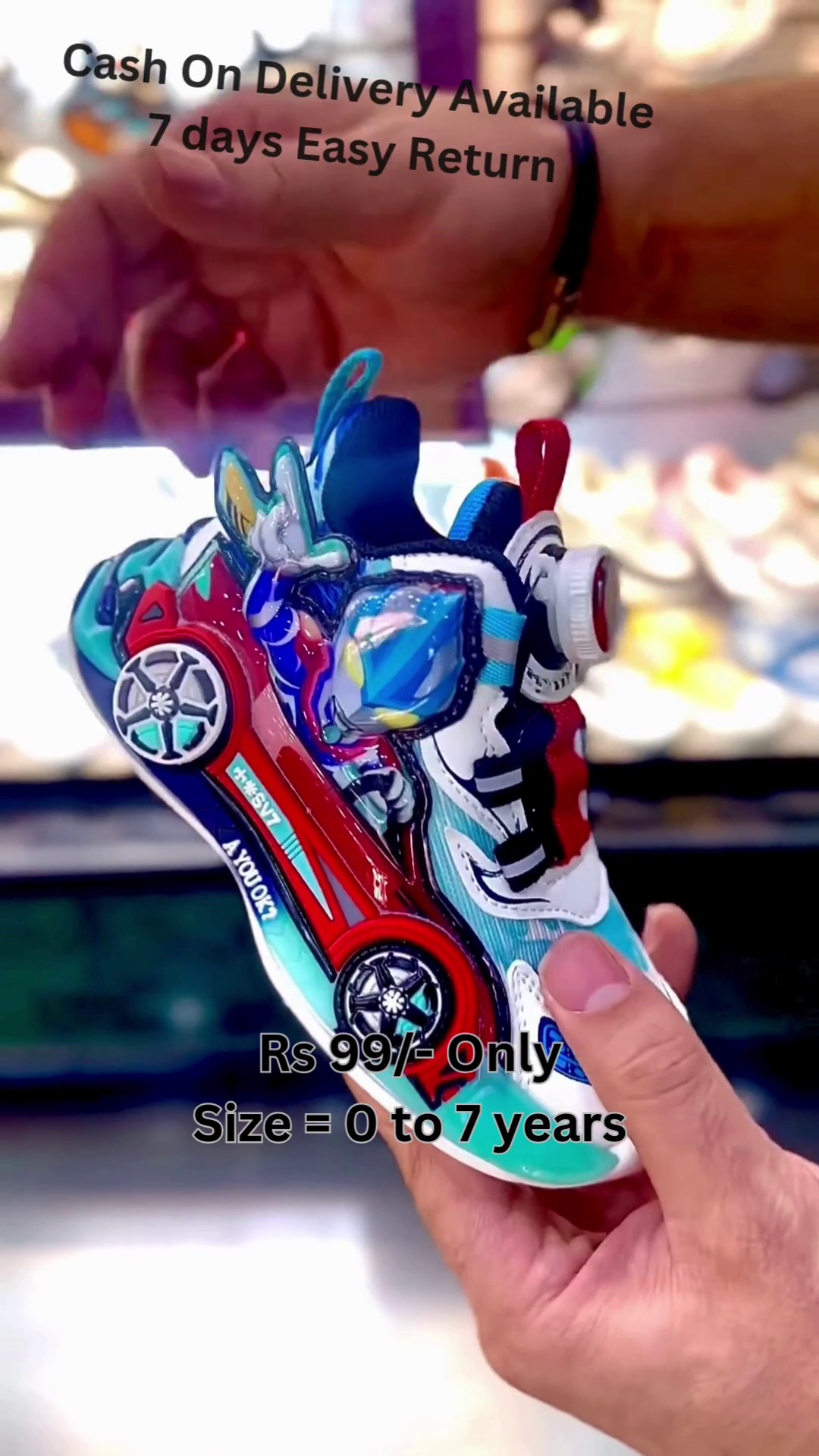 Trendy Racing Car LED Kids Shoes – Stylish & Comfortable for Little Champions