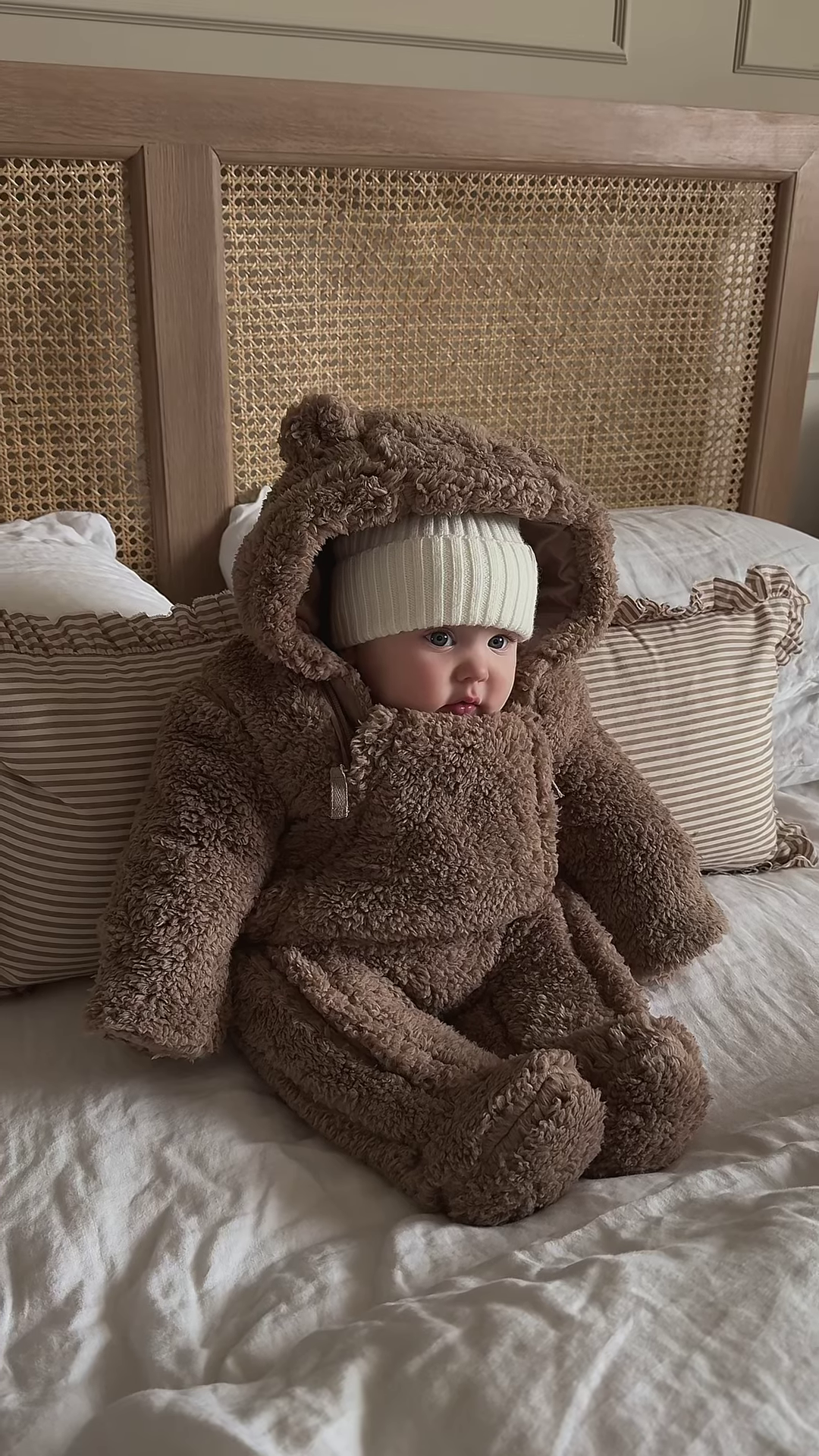Ultra-Soft Teddy Bear Baby Winter Suit – Warm, Cute & Comfortable