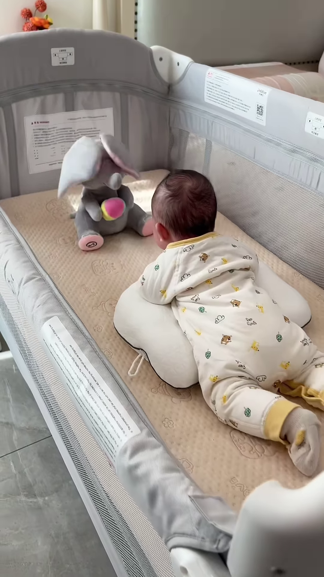 Baby Tummy Time Support Pillow – Safe & Comfortable Development Support