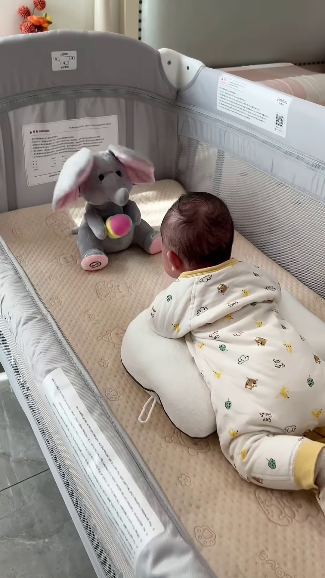 Baby Tummy Time Support Pillow – Safe & Comfortable Development Support