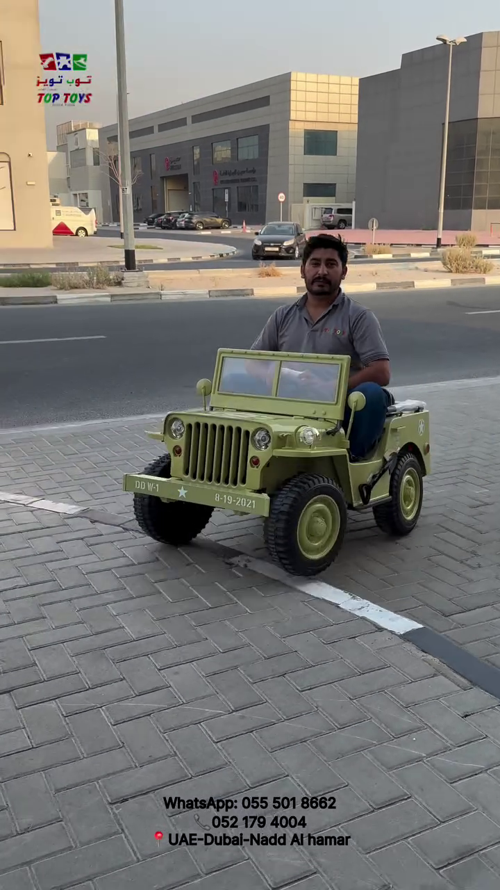 Mini Electric Ride-On Jeep – Adventure Driving Toy for Kids