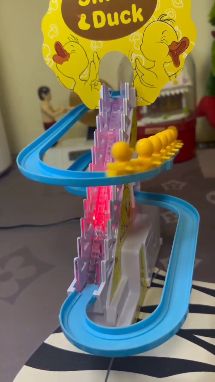 Cute Duck Climbing Stair Toy – Endless Moving Fun for Kids