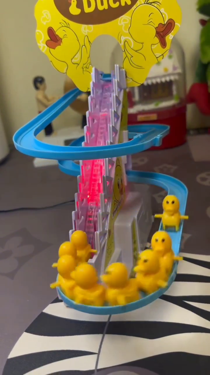 Cute Duck Climbing Stair Toy – Endless Moving Fun for Kids