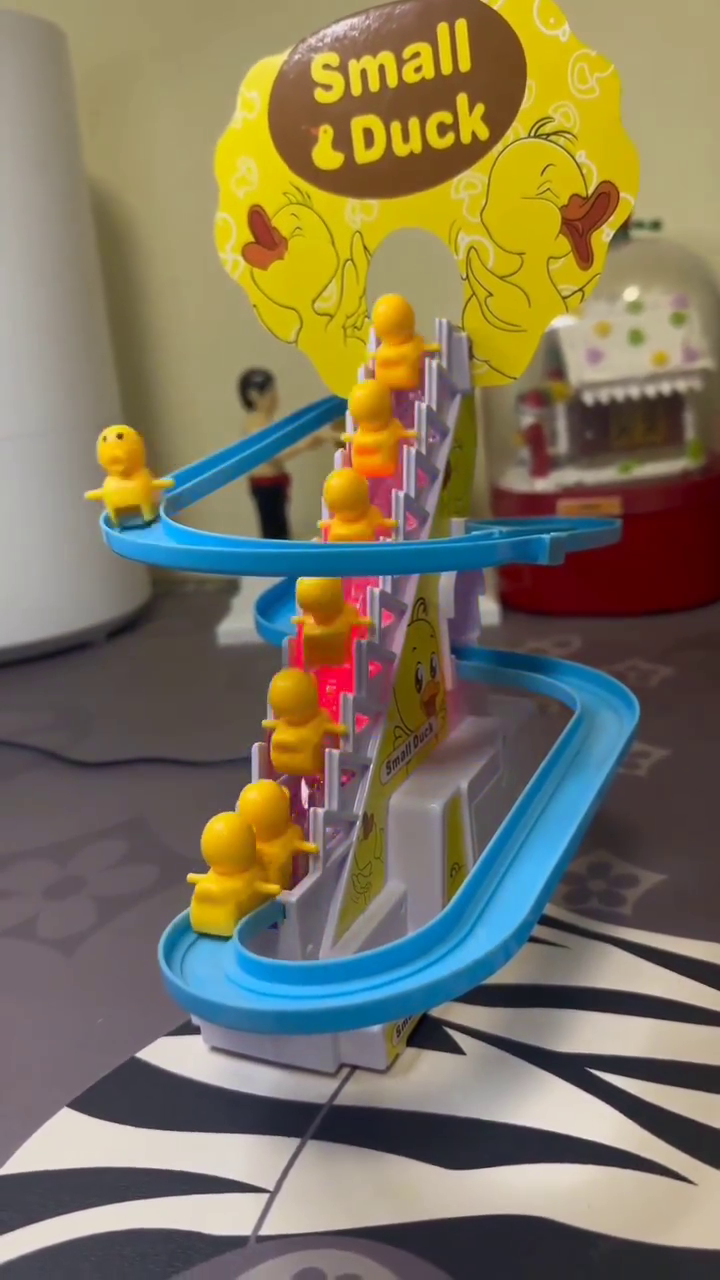 Cute Duck Climbing Stair Toy – Endless Moving Fun for Kids