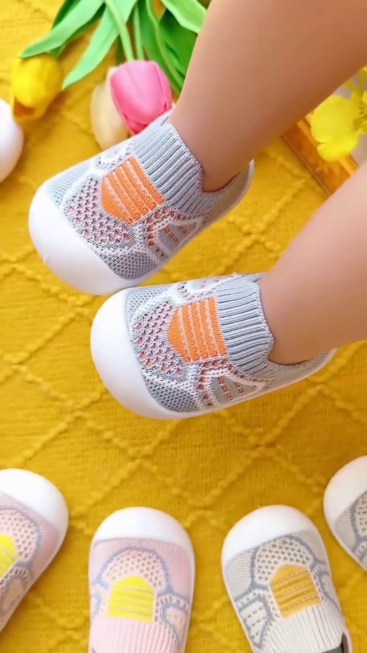 Breathable Knit Baby Shoes – Lightweight Comfort for Little Feet