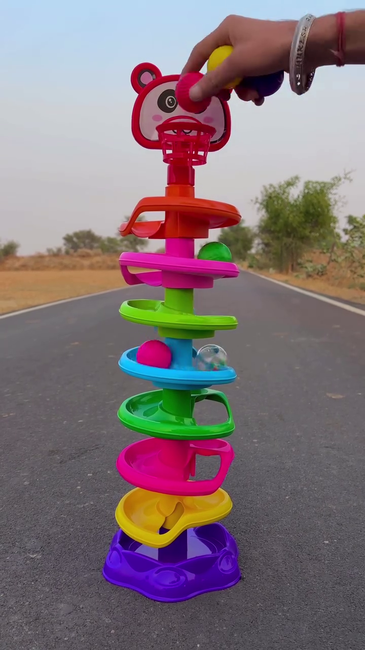 Colorful Spiral Ball Track Toy – Exciting Learning Play for Kids