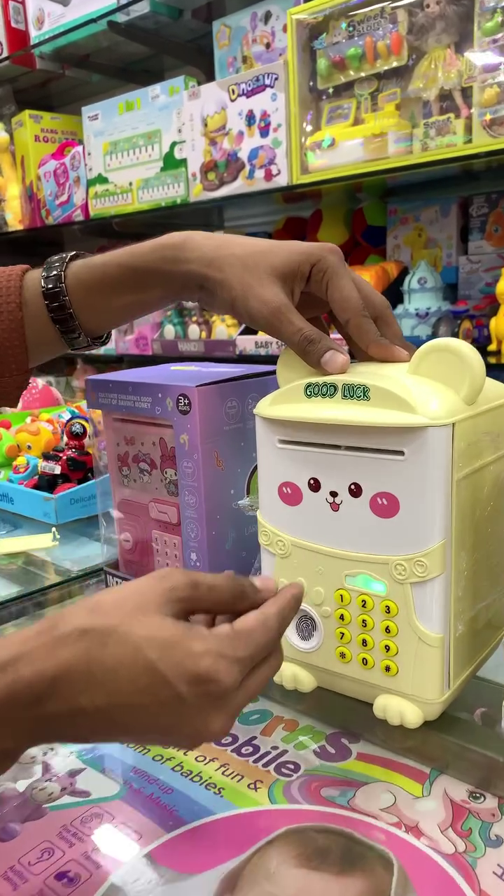Adorable Password Piggy Bank – Smart Money Saving Toy for Kids