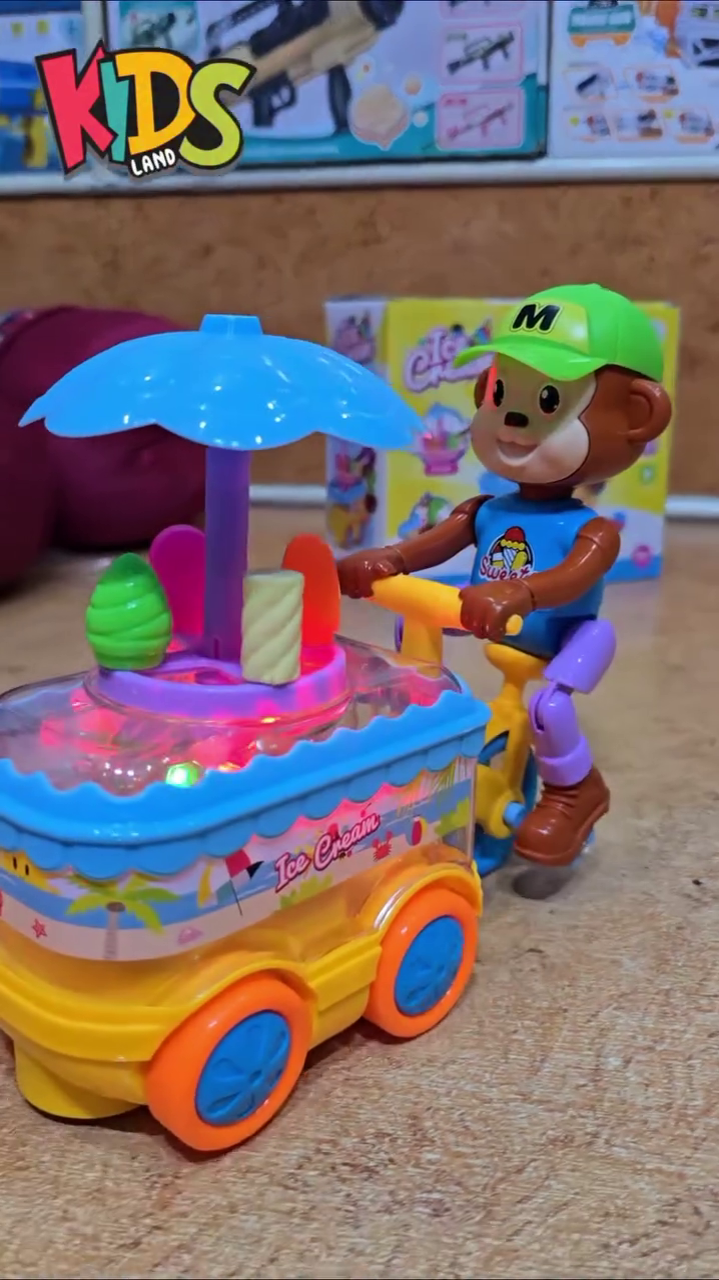 Adorable Ice Cream Cart Toy – Fun Role Play for Kids