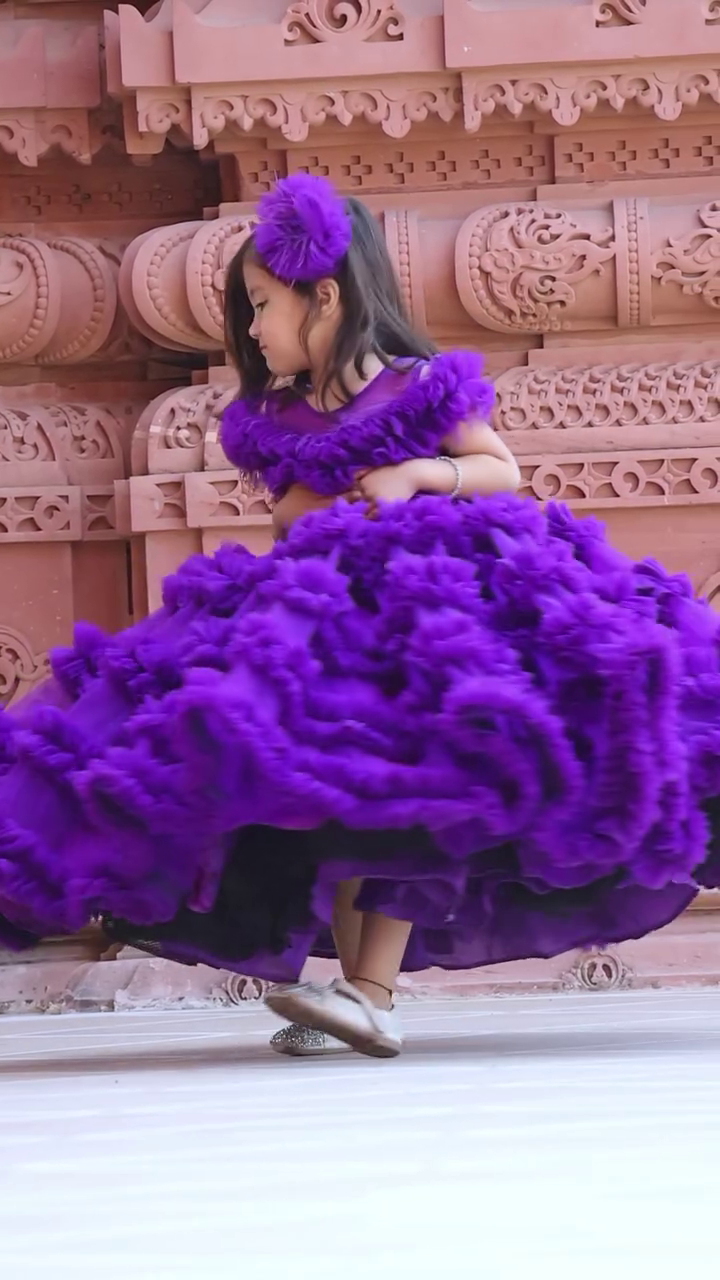 Luxury Purple Princess Dress – Royal Style for Little Girls