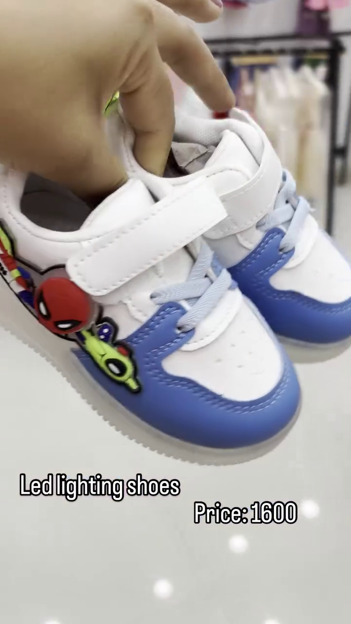 Stylish LED Superhero Shoes – Light-Up Fun for Kids