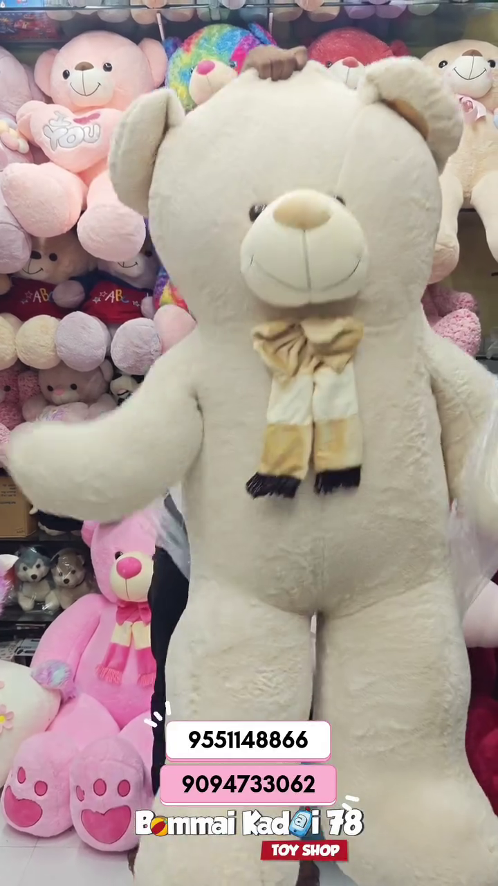 Giant Teddy Bear Plush – Soft Hug Buddy