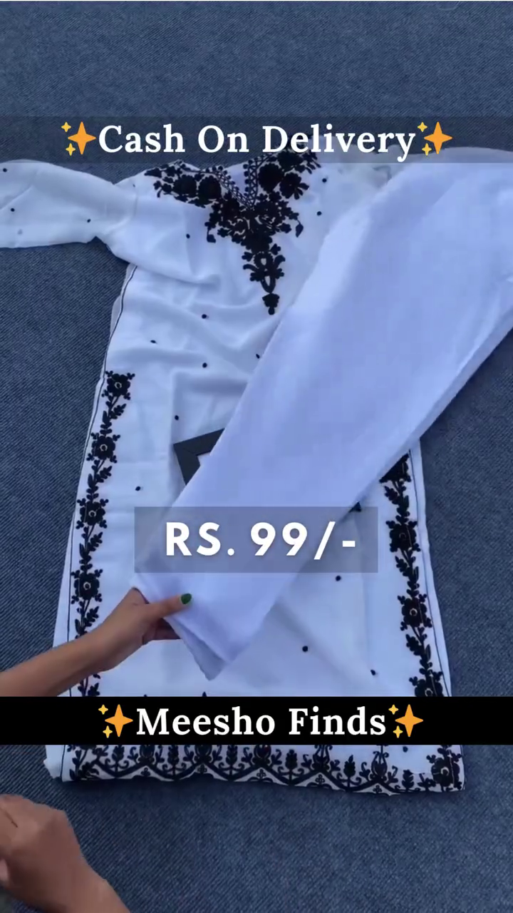 Elegant White Embroidered Suit