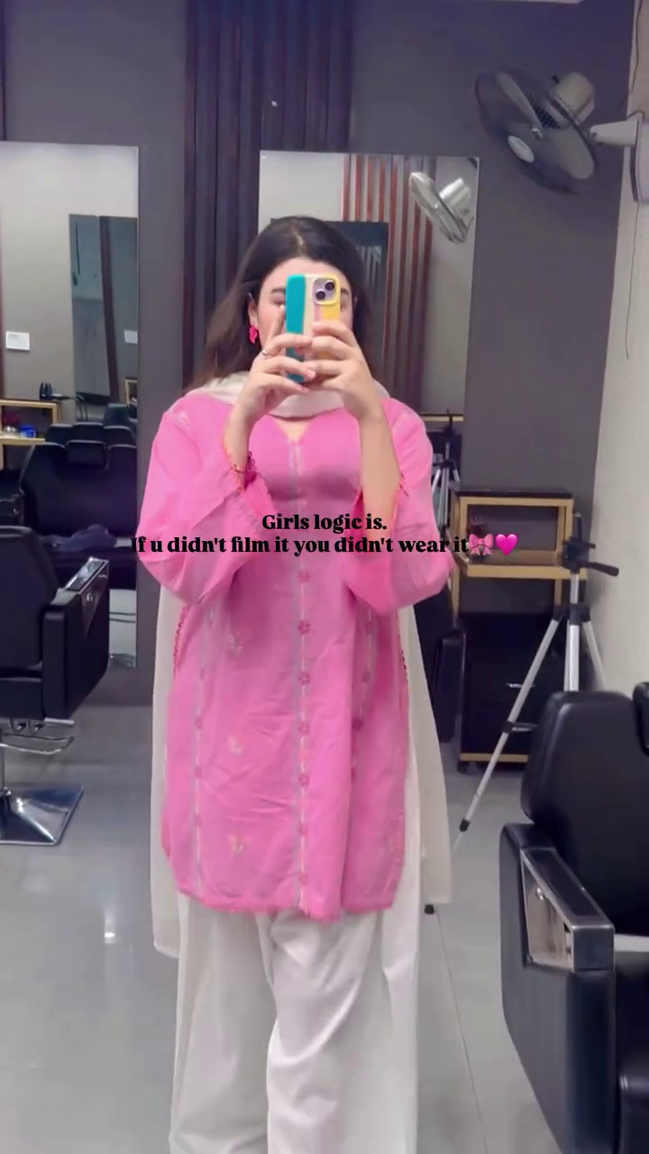 Chic Pink Kurti Set with Dupatta – Casual Ethnic Style with Modern Vibes