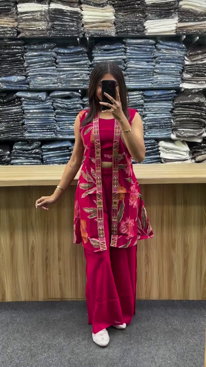 Printed Indo-Western Co-Ord Set – Modern Chic Ethnic Fusion