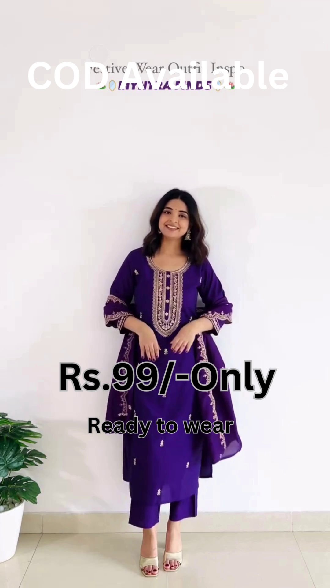 Classic White Anarkali Suit – Timeless Minimal Elegance