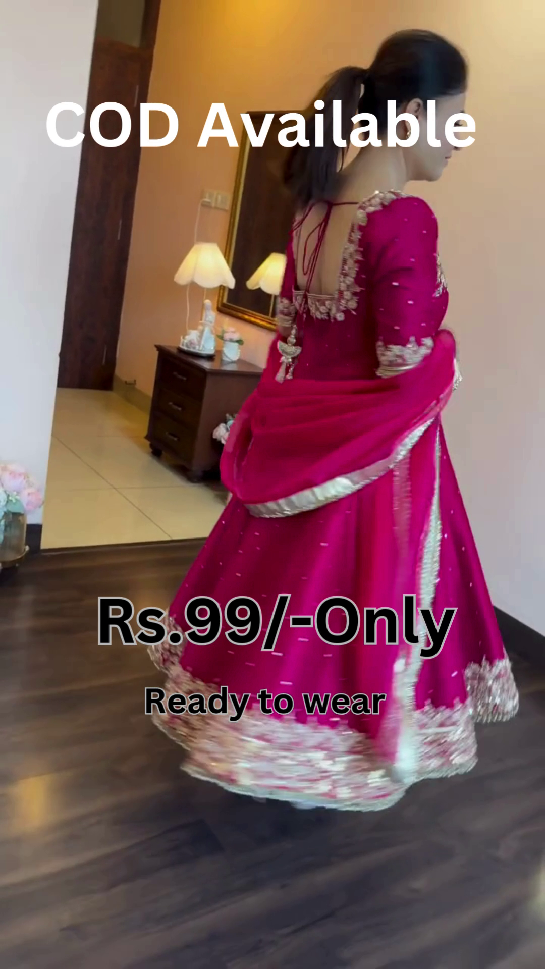 Pink Anarkali Suit – Graceful Festive Wear with Modern Elegance