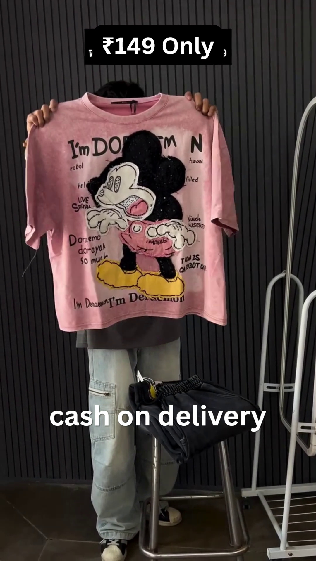 Trendy Cartoon Printed Oversized T-Shirt