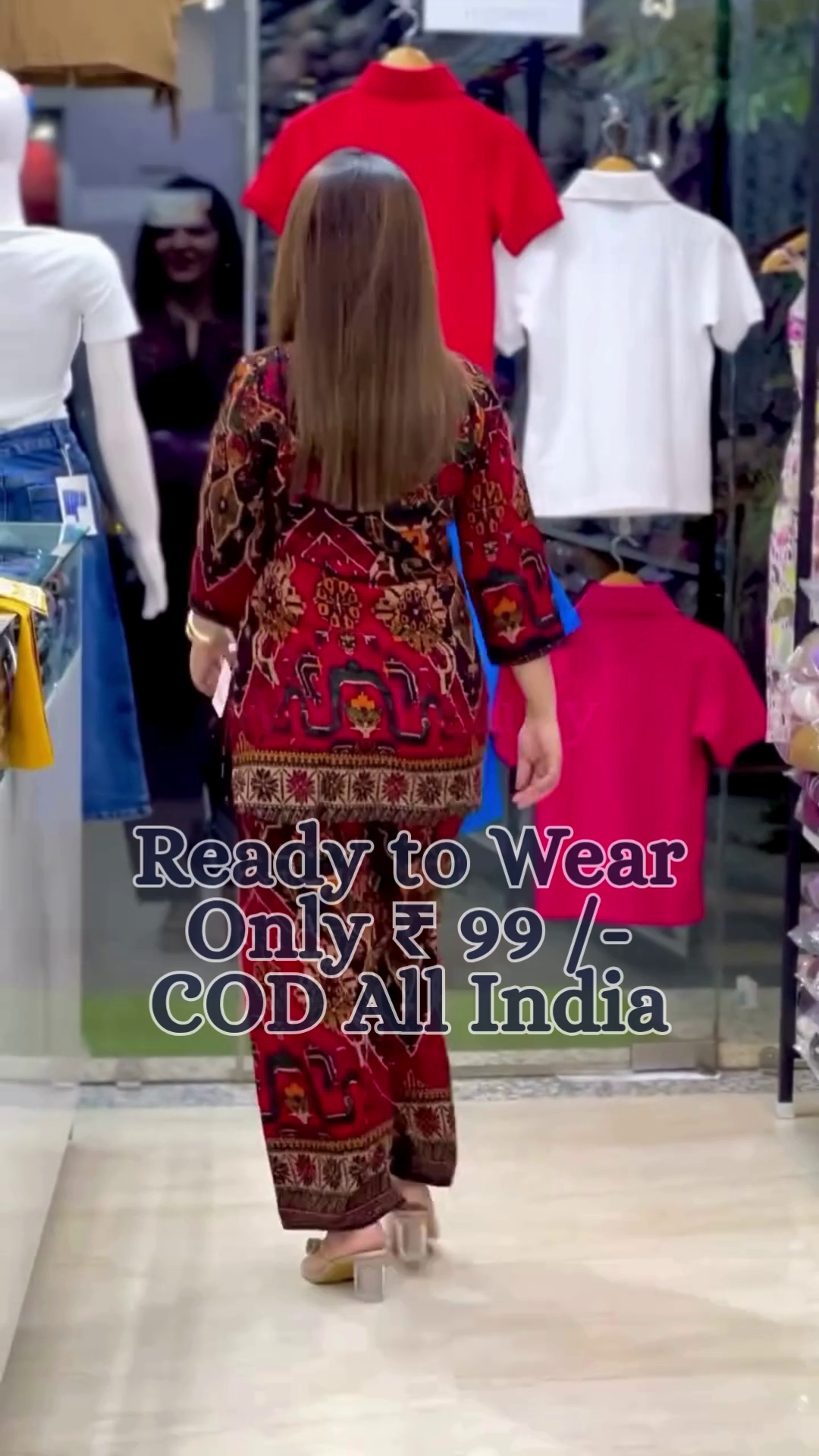 Elegant Printed Kurti Set – Style Meets Comfort